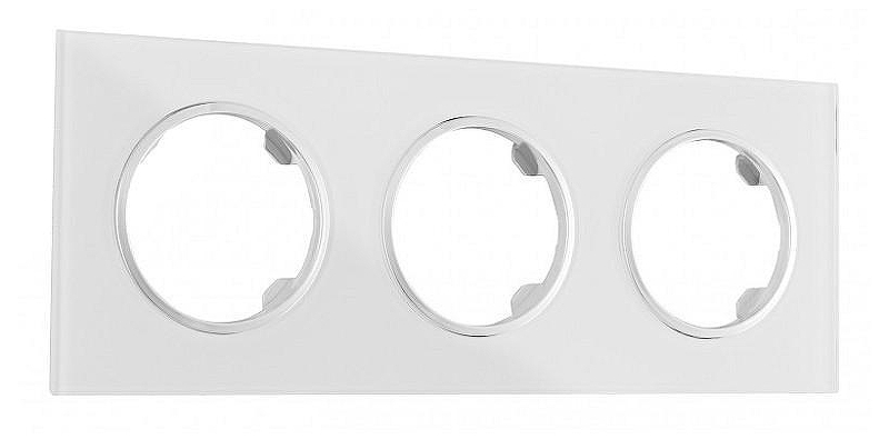 Рамка на 3 поста Arte Milano am-502.01 502.01-3.white цвет белый